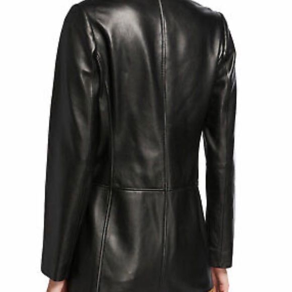 Neiman Marcus Exclusive Black Leather Jacket - Picture 7 of 7